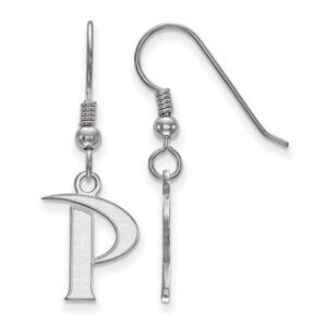 Sterling Silver Pepperdine University Small Dangle Earrings